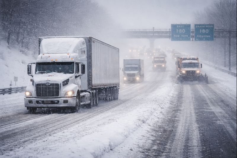 Winterstürme belasten US Lieferketten